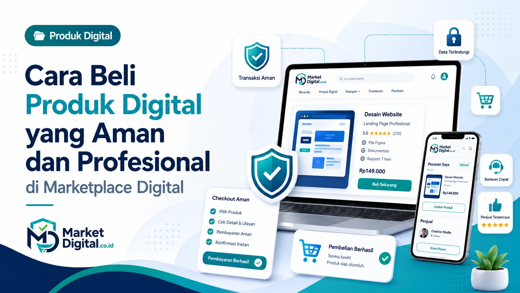 Cara Beli Produk Digital yang Aman dan Profesional di Marketplace Digital